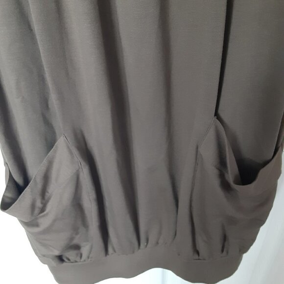 Zara Size Medium Turtle Neck Olive Green Dress. - Picture 3 of 6